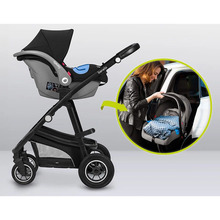 Коляска универсальная LIONELO 3 в 1 BIANKA 3IN1 BLACK ONYX