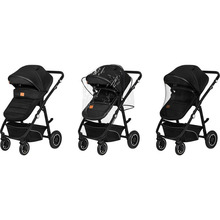Коляска универсальная LIONELO 3 в 1 BIANKA 3IN1 BLACK ONYX