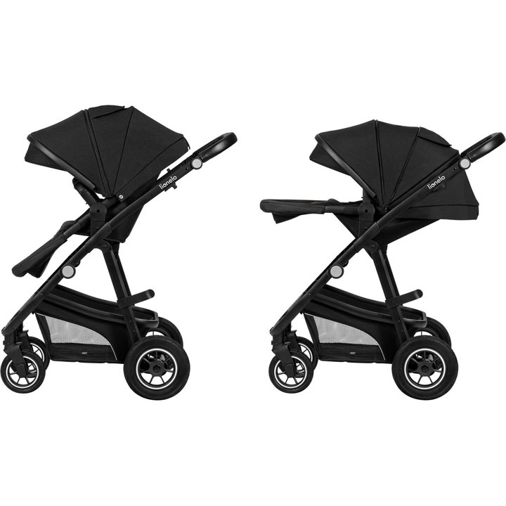 Коляска универсальная LIONELO 3 в 1 BIANKA 3IN1 BLACK ONYX Количество мест одноместная