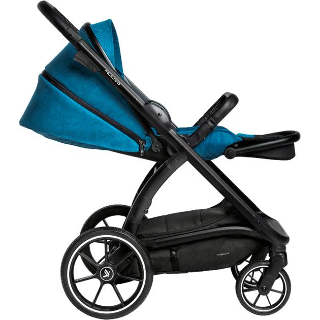 Коляска универсальная MUUVO 2в1 Trick Ocean Blue (MTRICK-W-OCEAN-BLUE-2W1) Пол для мальчиков