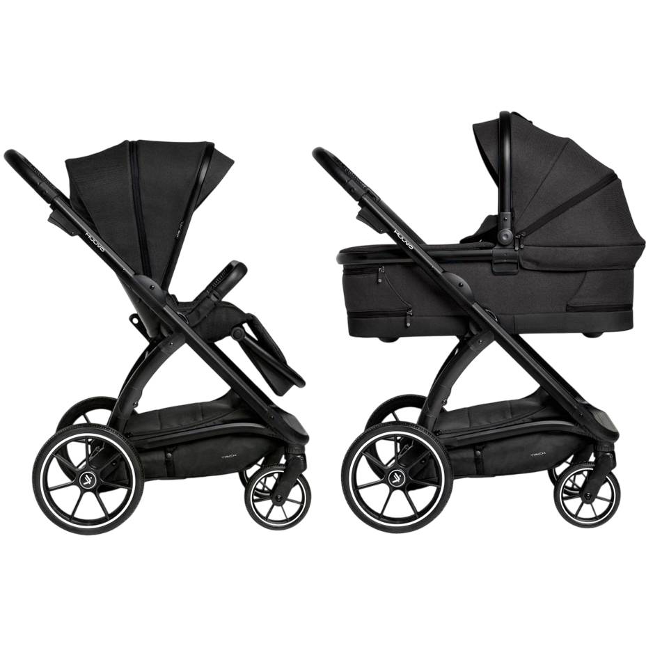 Коляска универсальная MUUVO 2в1 Trick Jet Black (MTRICK-W-JET-BLACK-2W1)