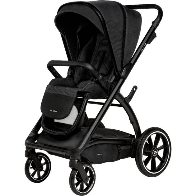 Коляска универсальная MUUVO 2в1 Trick Jet Black (MTRICK-W-JET-BLACK-2W1) Пол для девочек