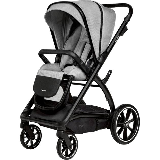 Коляска универсальная MUUVO 2в1 Trick Steel Grey (MTRICK-W-STEEL-GREY-2W1) Пол для девочек
