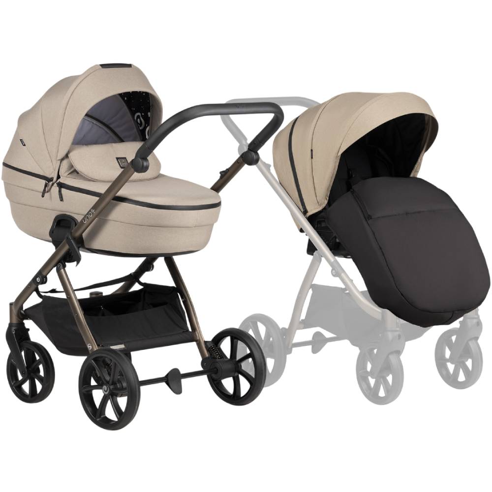 Коляска універсальна 2 в 1 TUTIS Uno6 plus Essential Nougat (1602146)