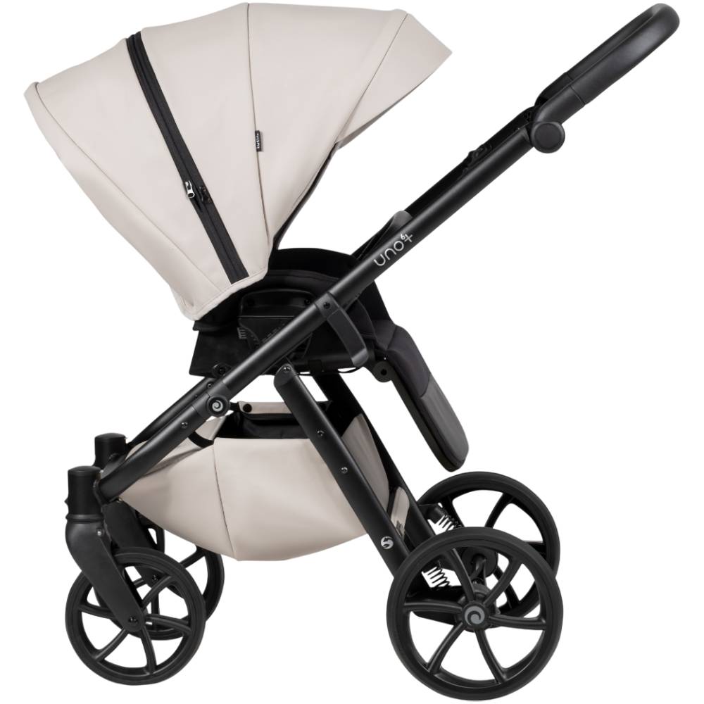 Фото Візок універсальний 2 в 1 TUTIS Uno6 plus Leather Latte (1602151)
