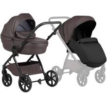 Коляска універсальна 2 в 1 TUTIS Uno6 plus Leather Cioccolata (1602177)