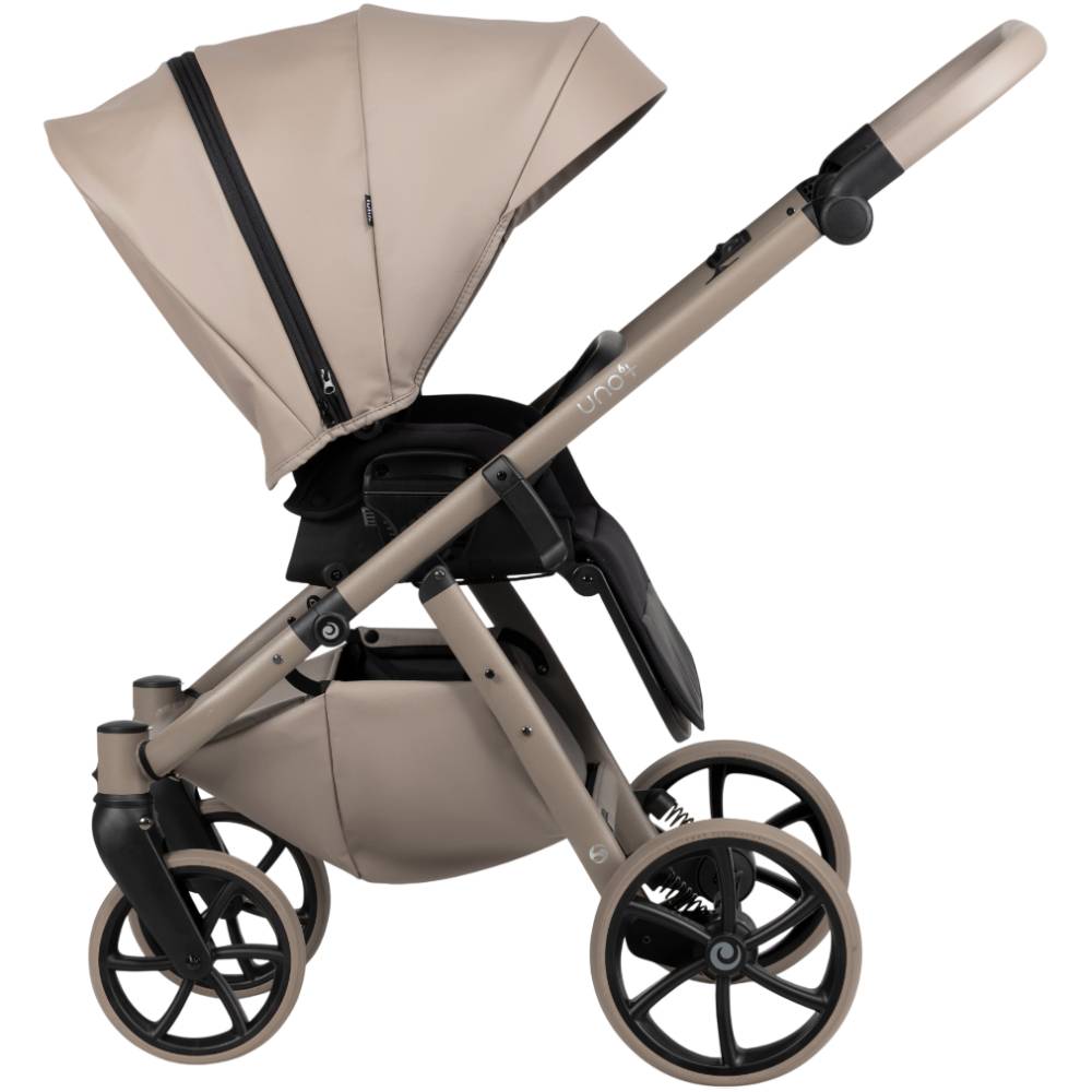Коляска універсальна 2 в 1 TUTIS Uno6 plus Leather Nocciola (1602185) Кількість місць одномісна