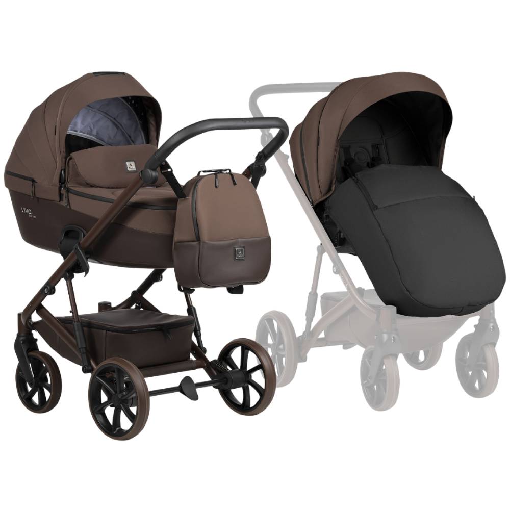 Візок універсальний 2 в 1 TUTIS VIVA6 plus Essential Espresso (1612067)