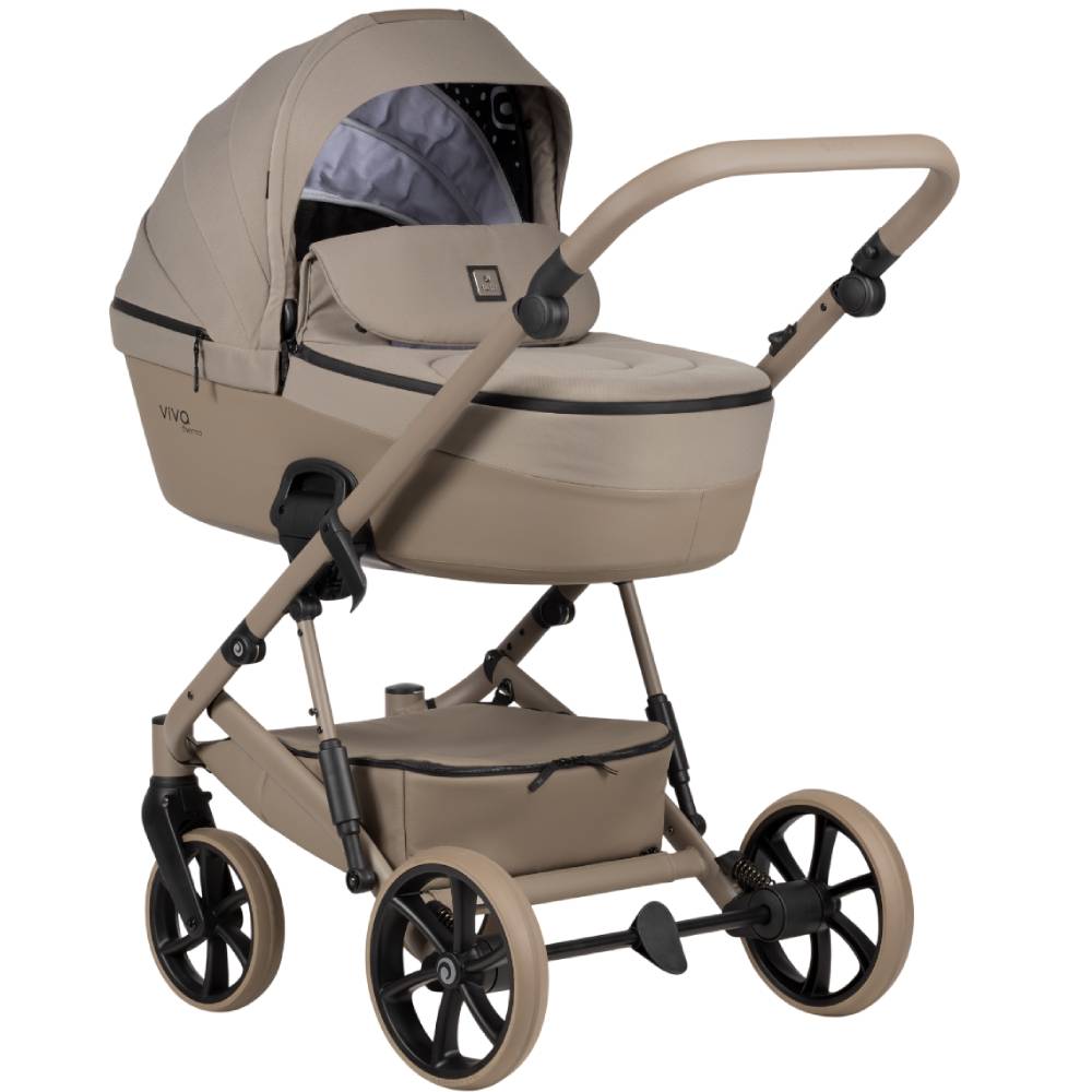 Коляска универсальная 2 в 1 TUTIS КVIVA6 plus Essential Warm Grey (1612068) Пол для девочек
