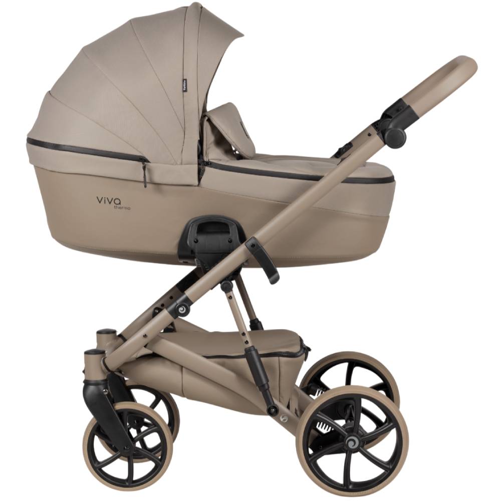 Коляска универсальная 2 в 1 TUTIS КVIVA6 plus Essential Warm Grey (1612068) Пол для мальчиков
