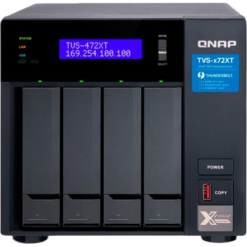 NAS-сервер QNAP TVS-472XT-PT-4G