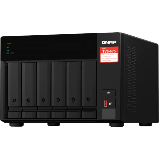 NAS-сервер QNAP TVS-675-8G Тип оперативной памяти DDR4