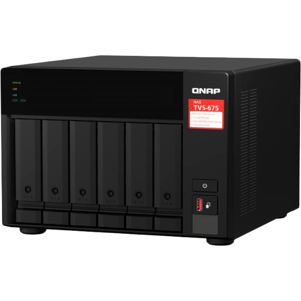 NAS-сервер QNAP TVS-675-8G Процессор ZhaoXin KX-U6580