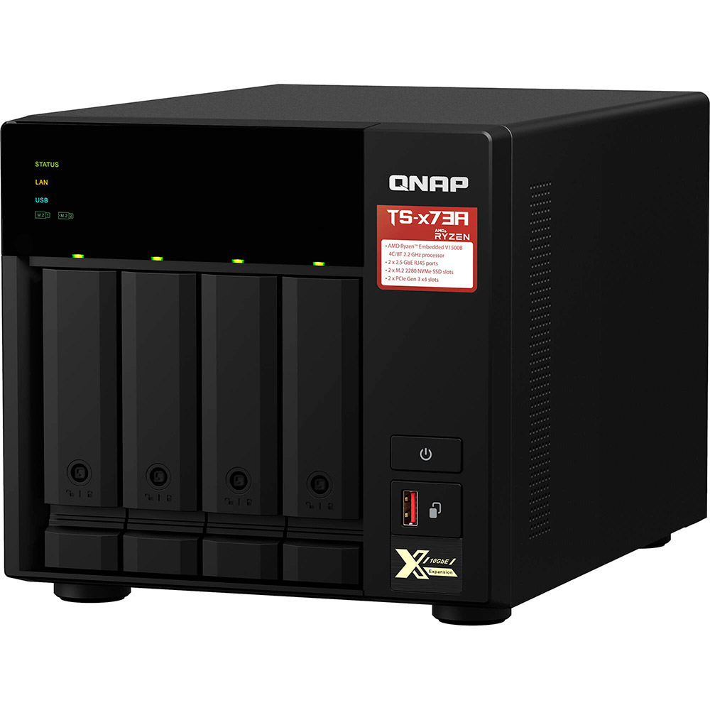 Сетевое хранилище QNAP 4BAY 8GB TS-473A-8G