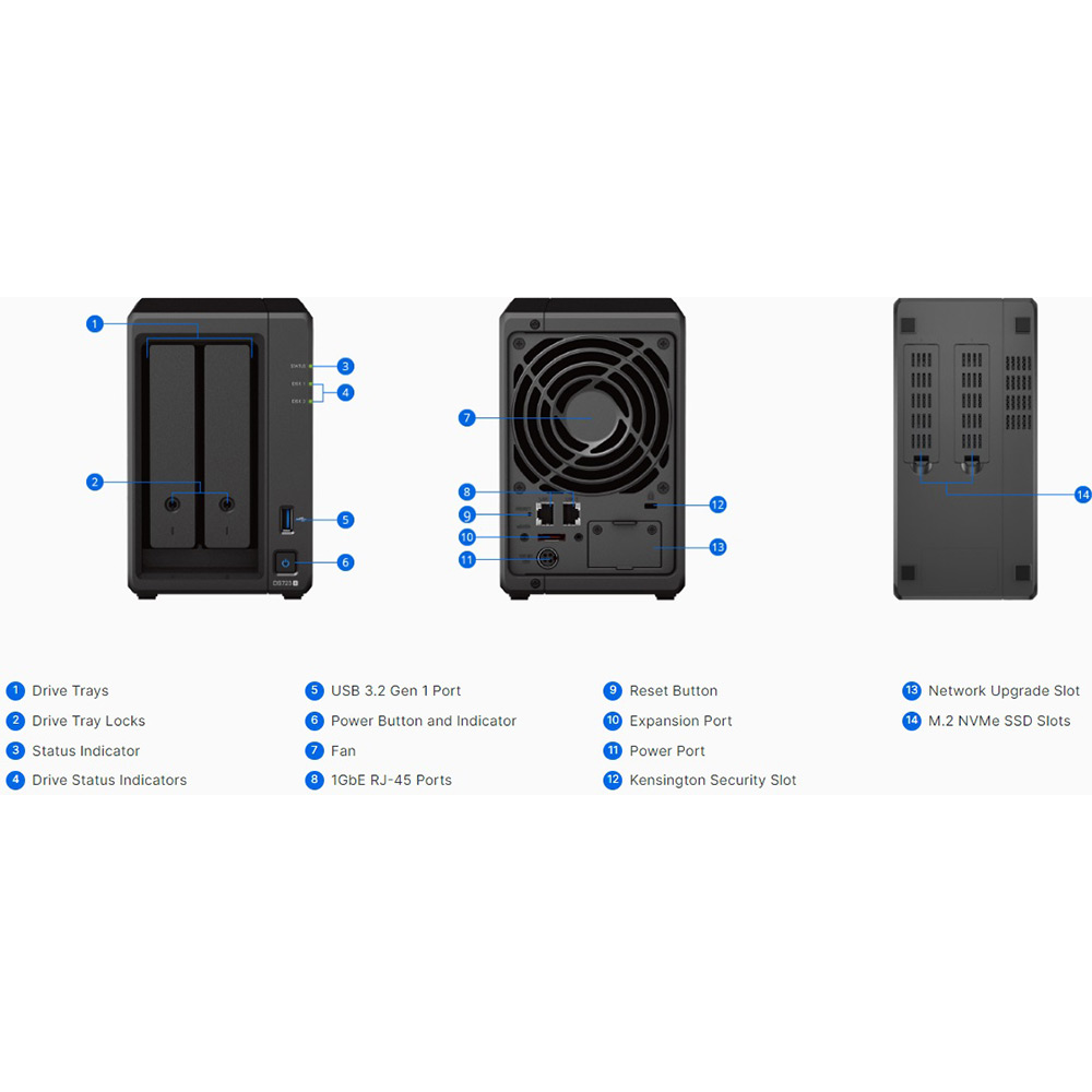 Замовити NAS-сервер SYNOLOGY DS723+