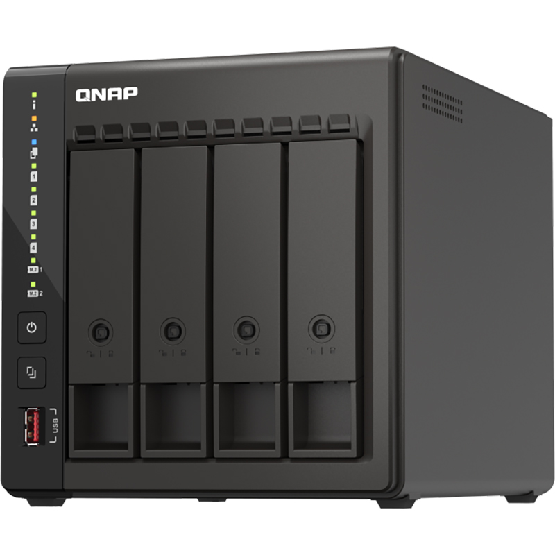 NAS-сервер QNAP TS-453E-8G Об'єм оперативної пам'яті 8
