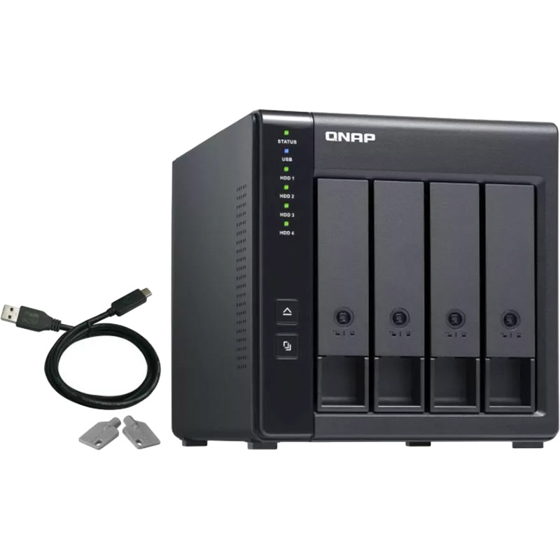 Сетевое хранилище QNAP DAS USB 3.2 Gen 1 (TR-004) Внутренний интерфейс HDD SATA 3