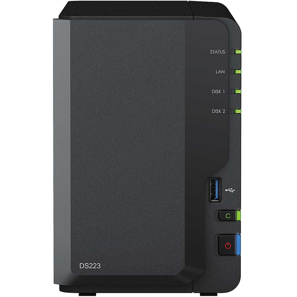 NAS-сервер SYNOLOGY DS223 Частота процессора 1.7