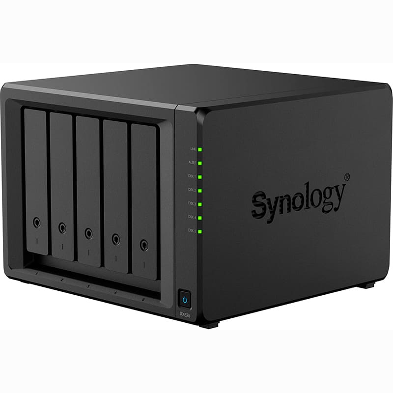 Мережеве сховище NAS SYNOLOGY DX525 Слотів для накопичувачів 5