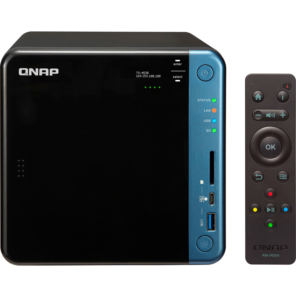 NAS-сервер QNAP TS-453B-4G Процесор Intel Celeron J3455