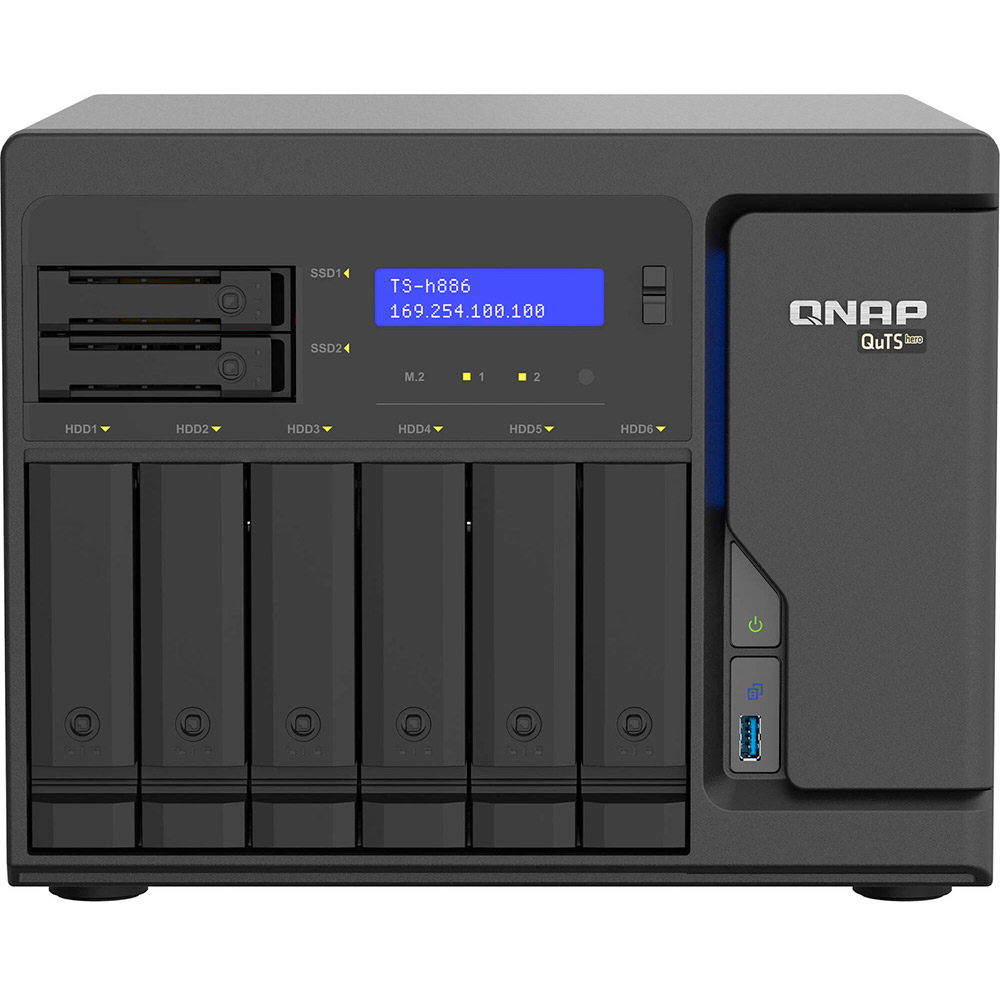

Сетевое хранилище QNAP TS-h886-D1622-16G, TS-h886-D1622-16G