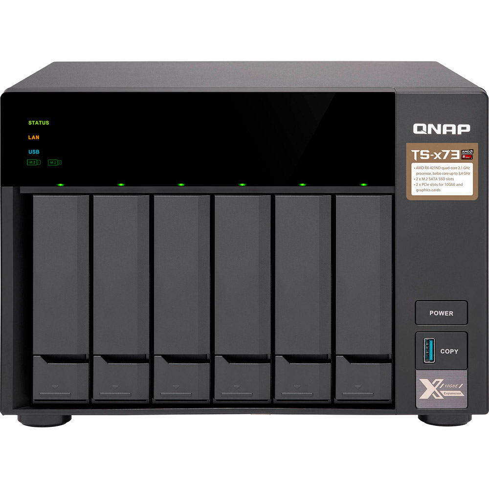 NAS-сервер QNAP TS-673-4G