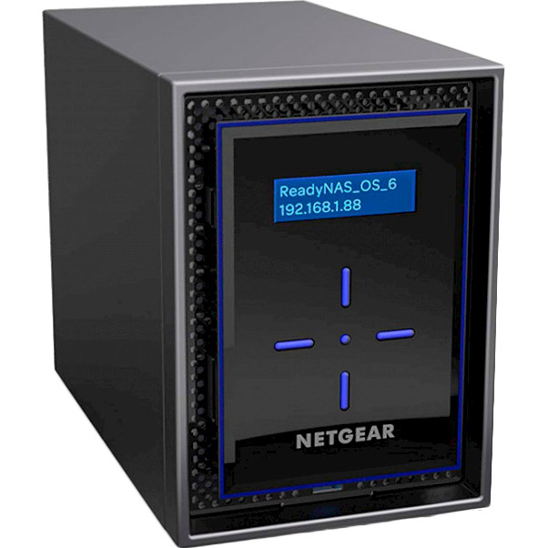 

Сетевое хранилище NETGEAR ReadyNAS RN422 (RN42200-100NES), ReadyNAS RN422 diskless (RN42200-100NES)