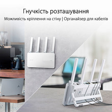 Маршрутизатор ASUS ExpertWIFI EBR63 AX3000 MU-MIMO OFDMA MESH (90IG0870-MO3C00)