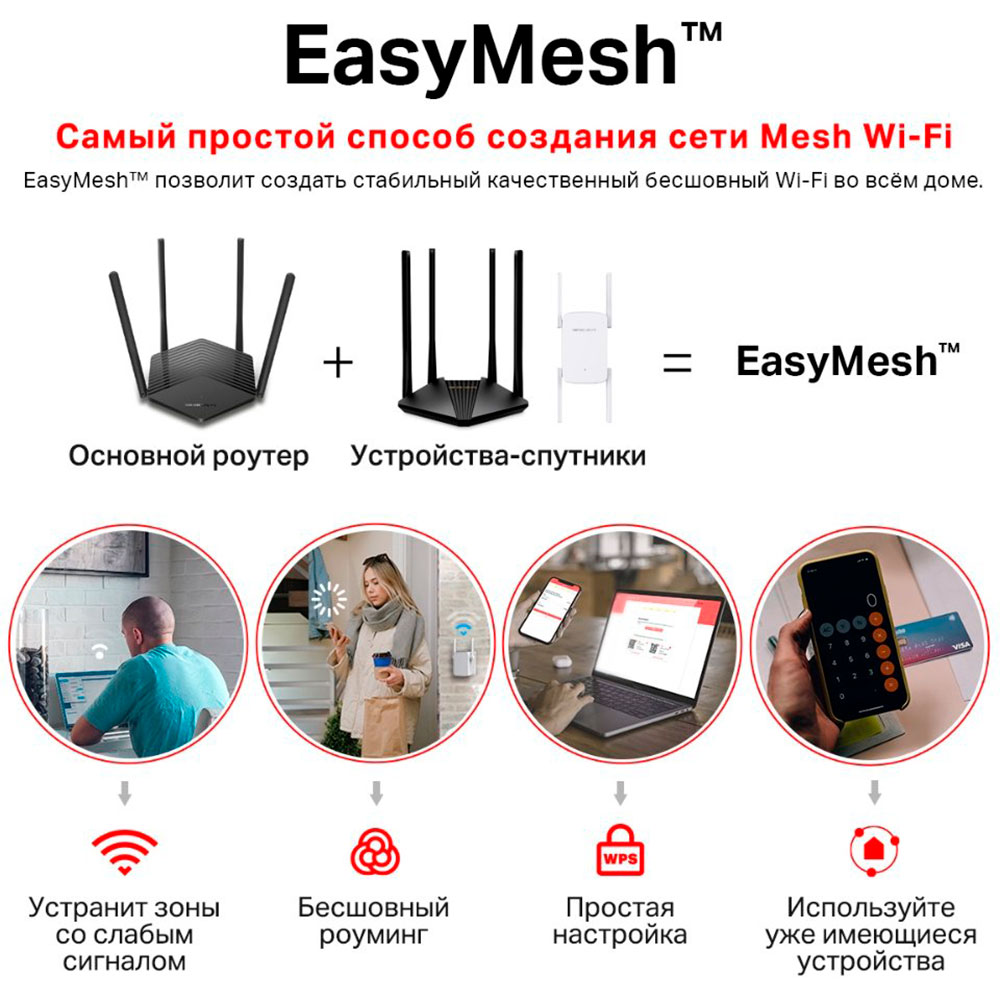 Фото Wi-Fi роутер MERCUSYS MR60X