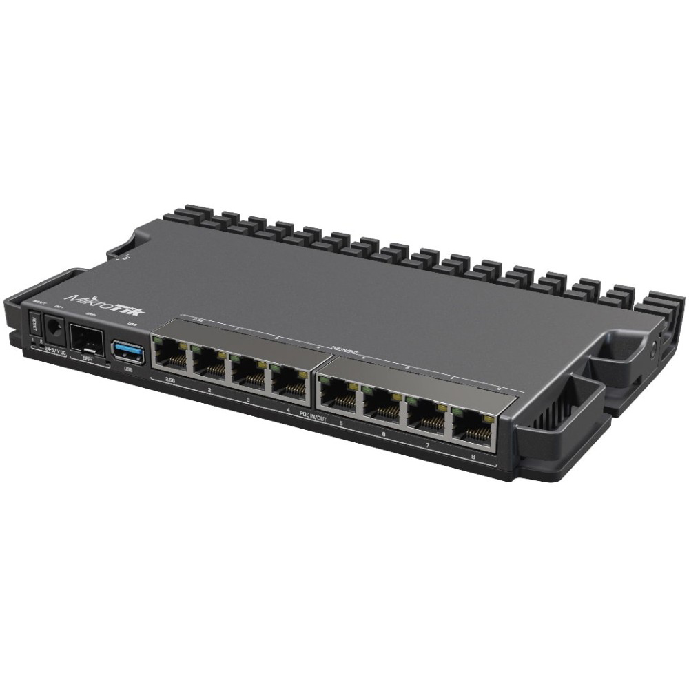 Маршрутизатор MIKROTIK RB5009UPr+S+IN WAN-порт 1 x 10/100/1000/2500 RJ-45