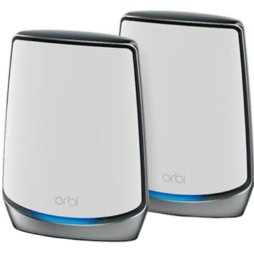 MESH система NETGEAR Orbi RBK852 AX6000 2шт White (RBK852-100EUS) Додатково підтримка технології Beamforming, Amazon Alexa та Google Assistant, 4 ядра, номінальна частота процесора 2.2 ГГц, RAM пам'ять 1 GB, Flash пам'ять 512 МБ