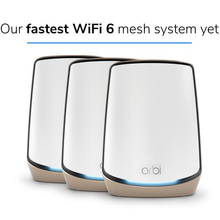 MESH система NETGEAR Orbi RBK863S AX6000 White (RBK863S-100EUS)