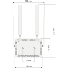 Wi-Fi роутер KEENETIC Ethernet Explorer 4G AC1200 (KN-4910)