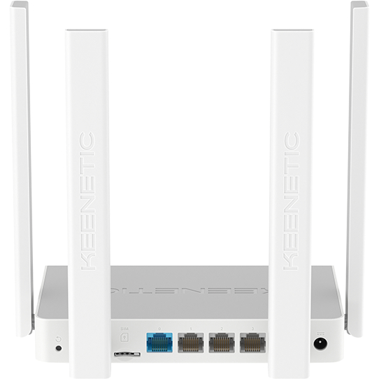 Wi-Fi роутер KEENETIC Ethernet Explorer 4G AC1200 (KN-4910) Тип устройства Wi-Fi роутер