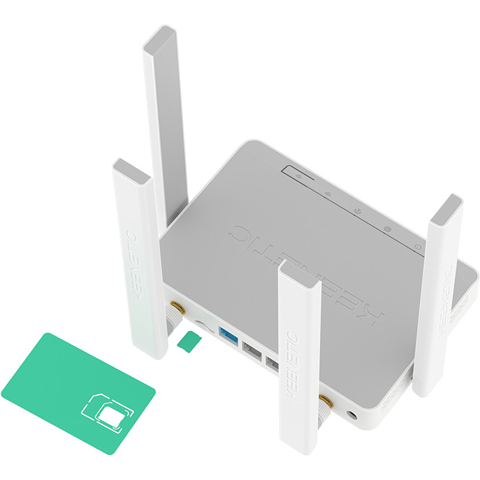 Роутер KEENETIC WIFI N300 LTE-модем 4G (KN-2211) Тип пристрою мобільний 3G/4G роутер