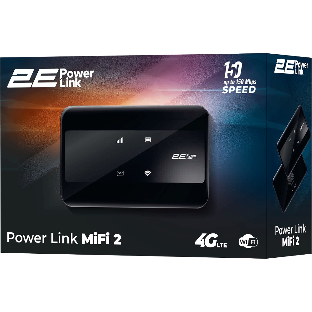 В інтернет магазині Мобільний роутер 2E PowerLink MiFi-2 (694743655346)