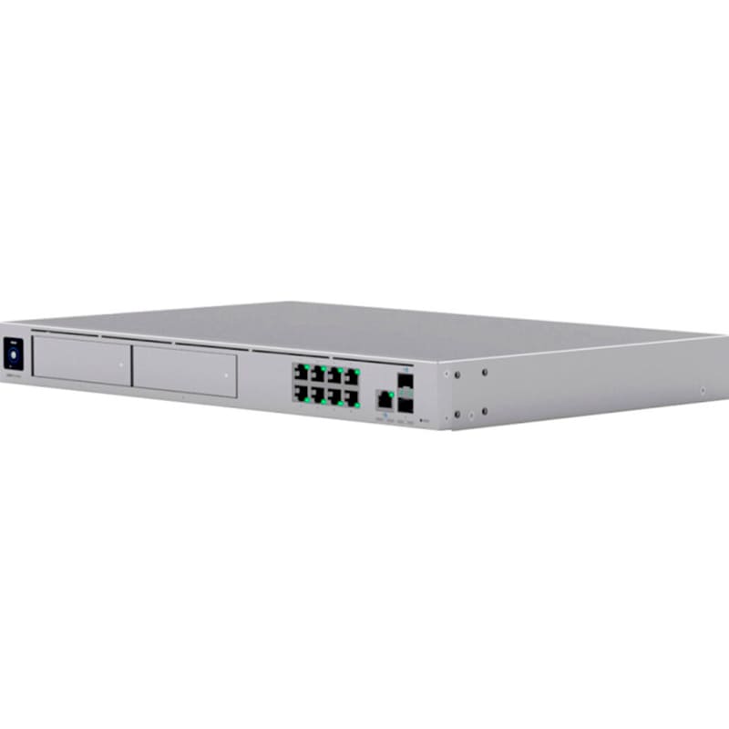 Маршрутизатор UBIQUITI UniFi Dream Machine Pro Max (UDM-PRO-MAX) Додатково Процесор: 4-ядерний ARM Cortex-A57 2.0 ГГц; Оперативна пам'ять: 8 ГБ DDR4; Флеш-пам'ять: 32 ГБ eMMC; Вбудована пам'ять: SSD 128 ГБ; 1.3-дюймовий сенсорний екран