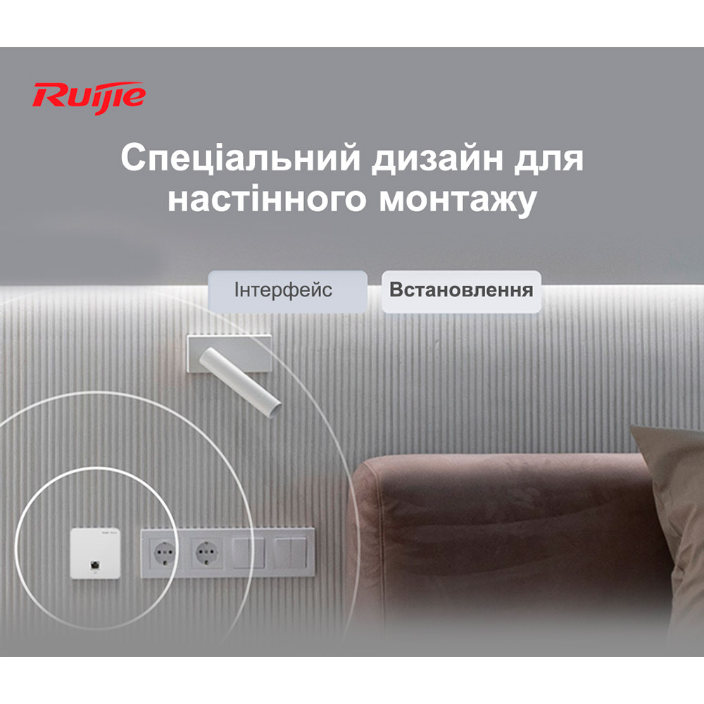 Покупка Точка доступа RUIJIE Reyee Wall-mounted (RG-RAP1200 F)