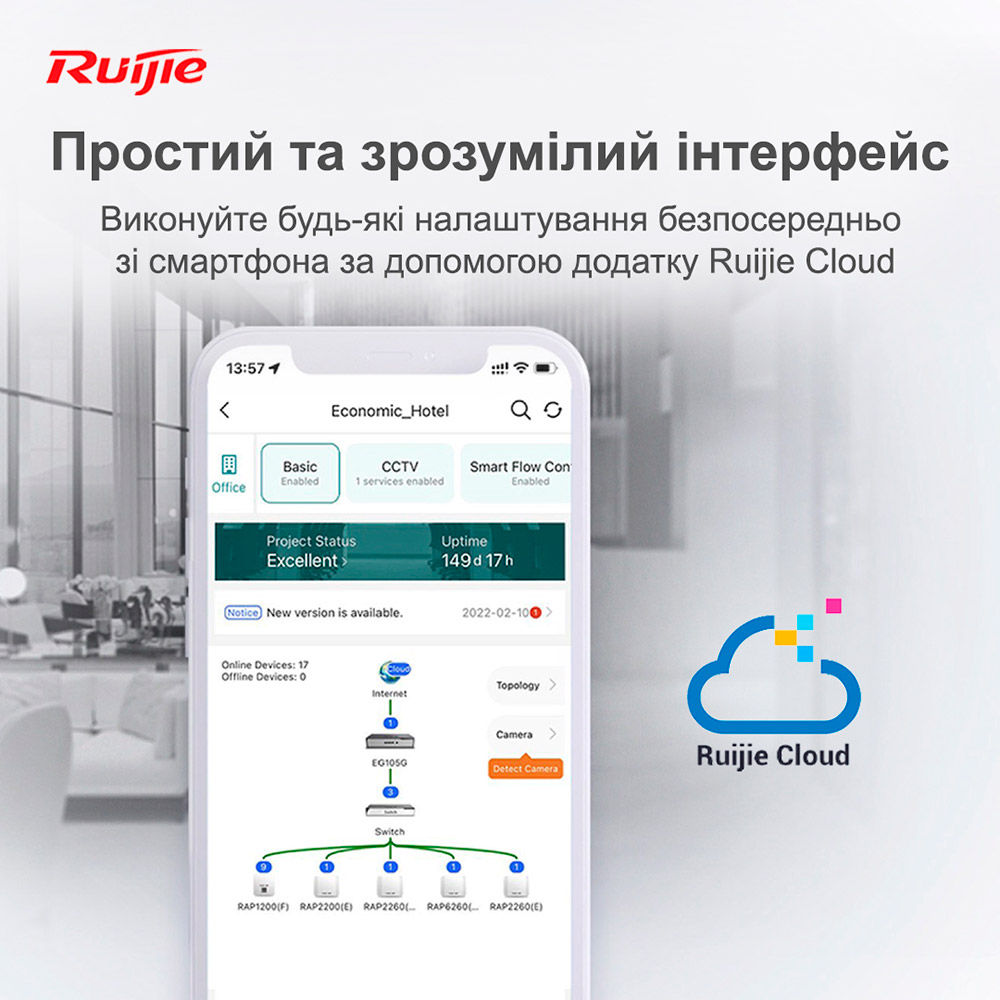 Фото Маршрутизатор RUIJIE Reyee RG-EG210G-E