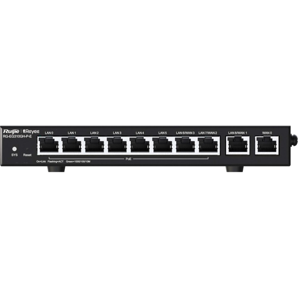 Маршрутизатор RUIJIE Reyee RG-EG310GH-P-E Маршрутизатор RUIJIE Reyee RG-EG310GH-P-E