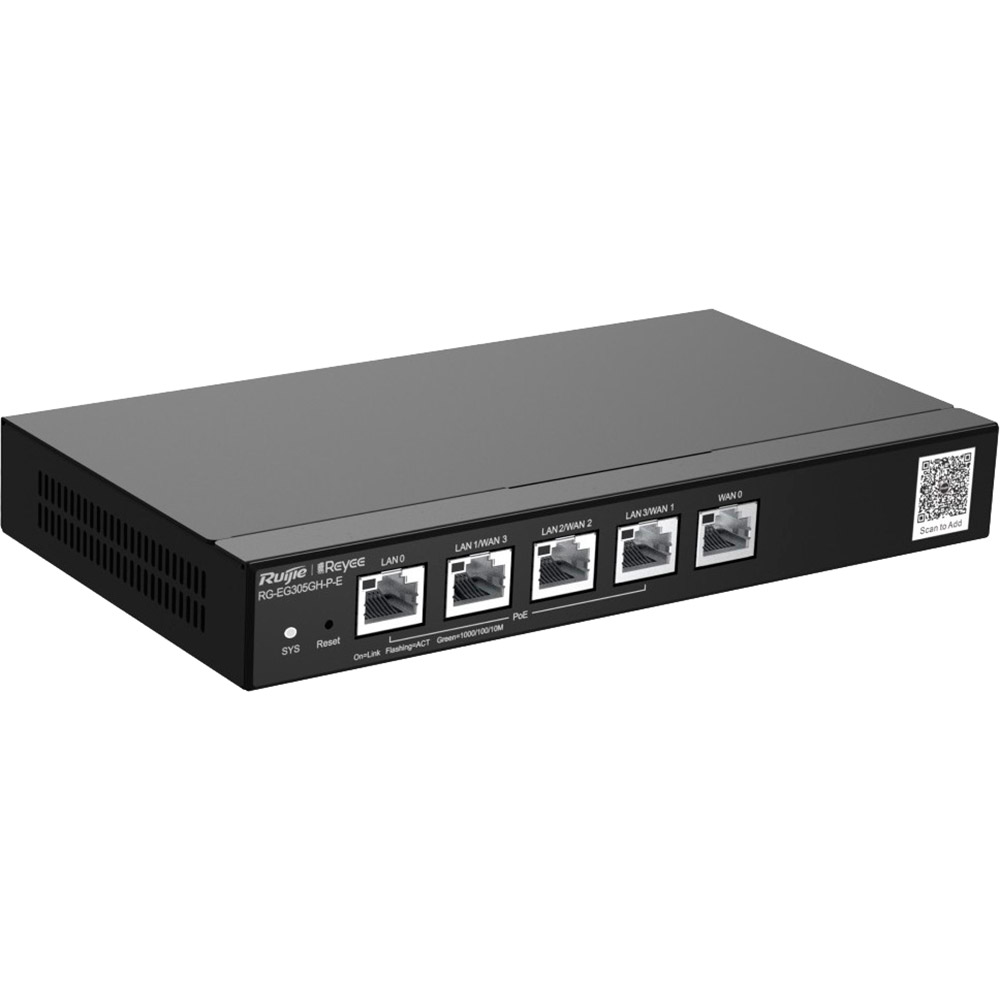 Маршрутизатор RUIJIE Reyee RG-EG305GH-P-E Количество LAN-портов (RJ-45) 4
