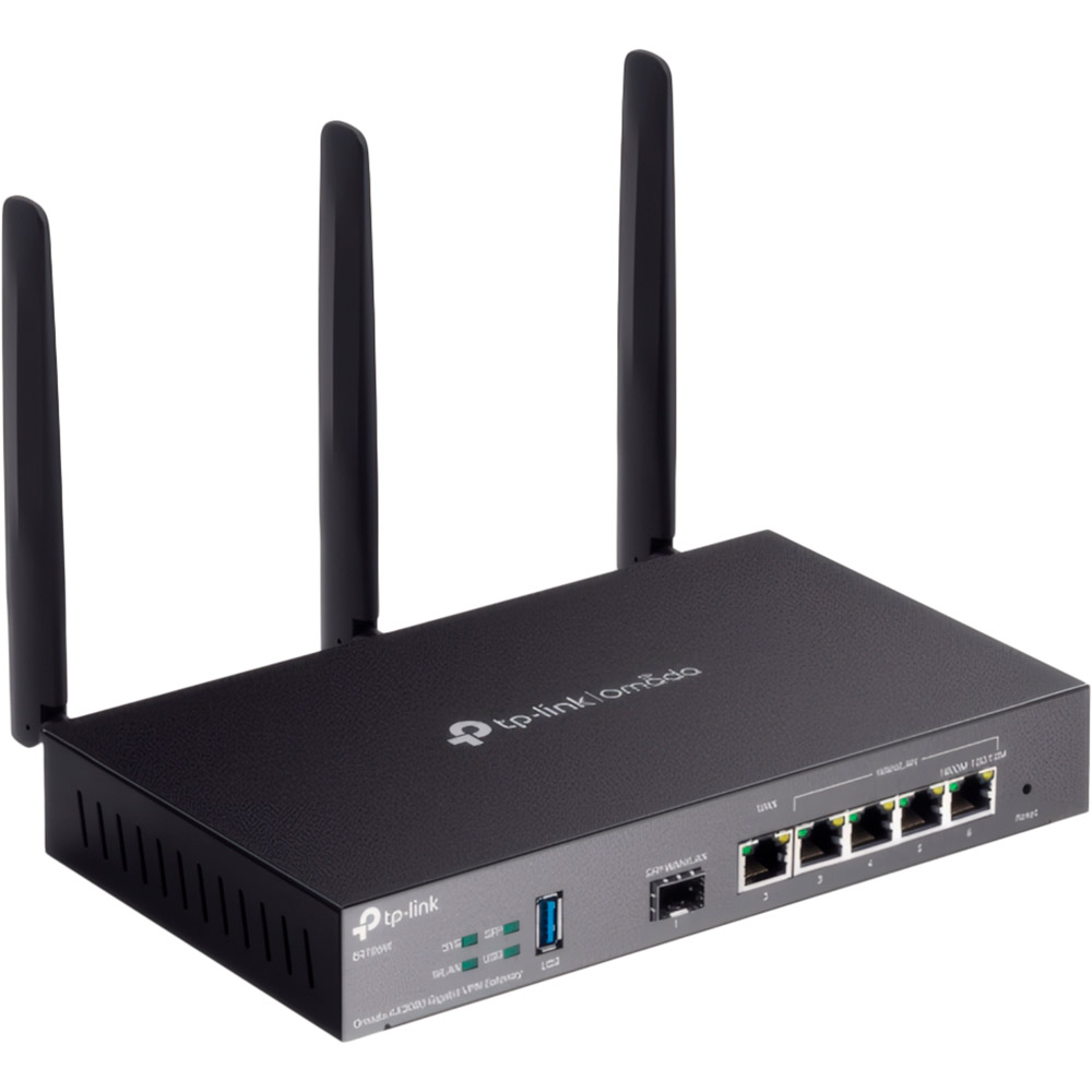 Маршрутизатор TP-LINK Omada Gigabit AX3000 (ER706W) Кількість каналів 2