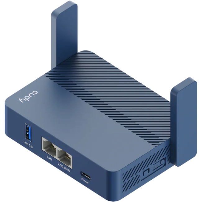 Wi-Fi роутер CUDY TR3000 Дополнительно двухъядерный ARM Cortex-A53 1.3 ГГц; 128 МБ флэш, 512 МБ RAM; поддержка 4G/5G USB-модема; Zerotier; кнопки VPN и LED; кнопка сброса; канал 20/40/80/160 МГц; совместимость с IPSec, L2TP, OpenVPN, PPTP, WireGuard