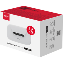 Мобільний роутер ERGO M126 3G/4G Wi-Fi 6 White