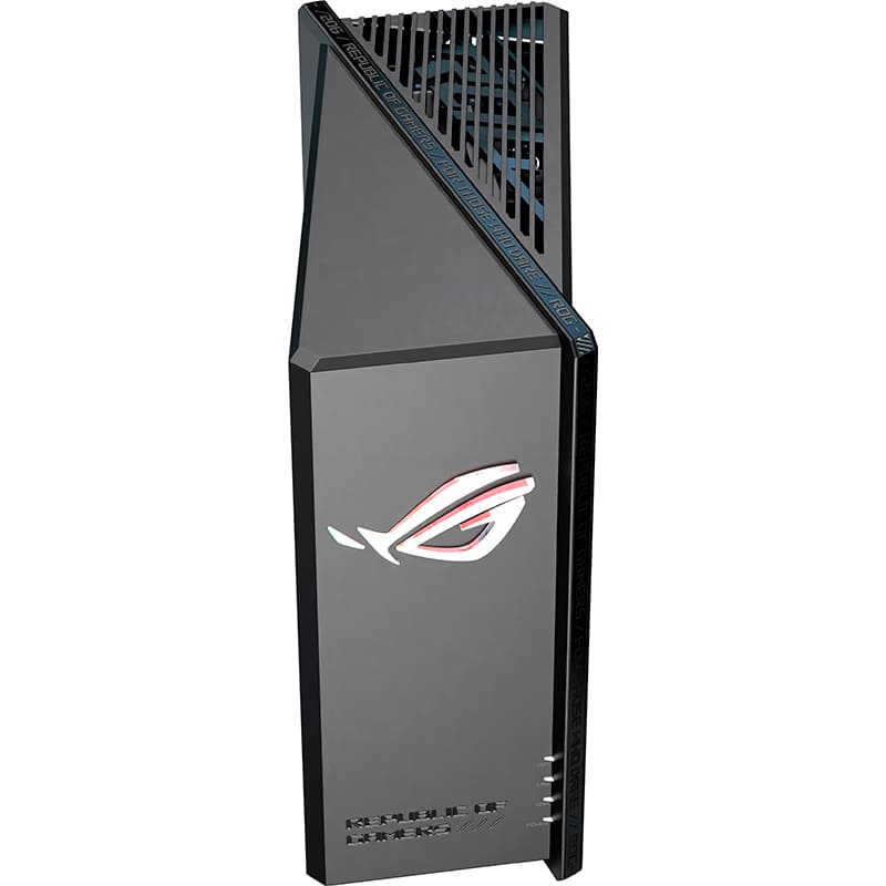 Wi-Fi роутер ASUS ROG STRIX GS-BE18000 GS18000 Black (90IG09Y0-MO9C00) Додатково 256 МБ флеш-пам'яті та 2 ГБ оперативної пам'яті DDR4; Чотирьохядерний процесор 2.0 ГГц; Додаток ASUS Router; Game Boost; Mobile Game Mode; Моніторинг трафіку в режимі реального часу