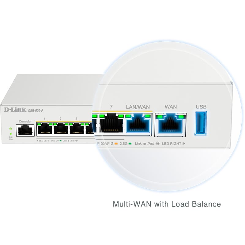 Зовнішній вигляд Маршрутизатор D-LINK DBR-600-P