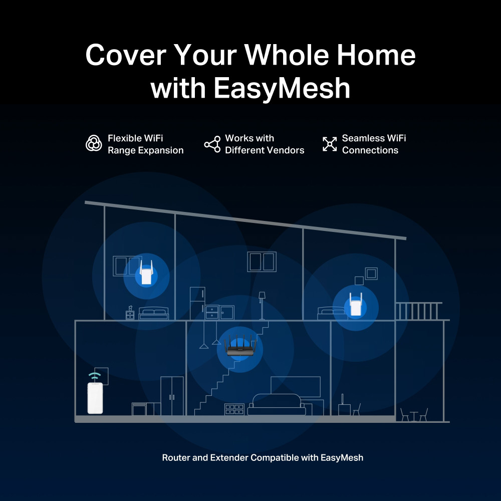 Замовити Маршрутизатор MERCUSYS MR37BE BE6500 MESH