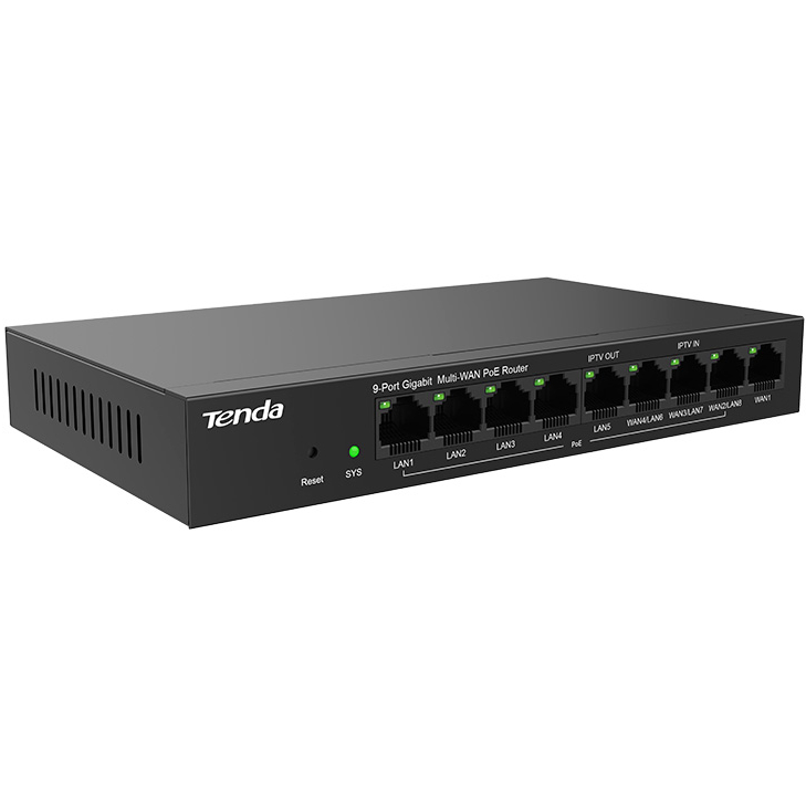 Маршрутизатор TENDA G0-8G-PoE Тип пристрою дротовий маршрутизатор