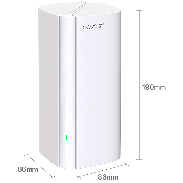 Mesh Wi-Fi система TENDA EE3 Pro (2-pack) Кількість каналів 2