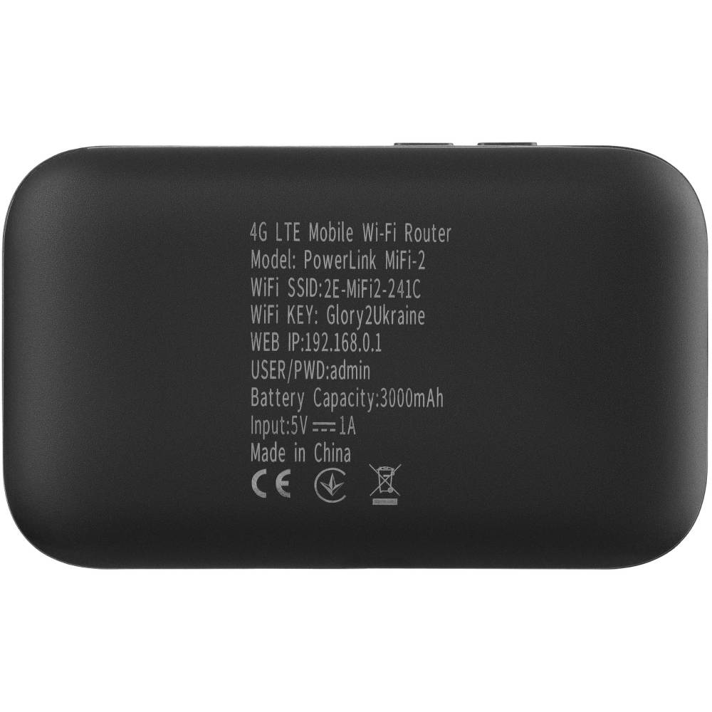 Мобильный маршрутизатор 2E PowerLink MiFi-2 N150 Black (794300866717) Тип устройства мобильный 3G/4G роутер